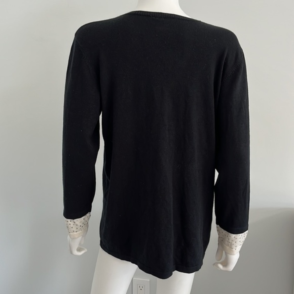 Bob Mackie wearable art vintage cardigan - Picture 4 of 5